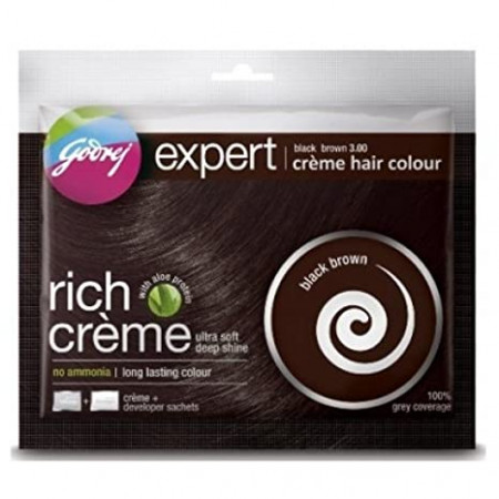 GODREJ EXPERT BLACK BROWN 3 HAIR COLOUR